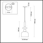 Подвесной светильник Odeon light 4647/1 BELLA