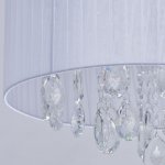 Люстра потолочная белый абажур Mw light 465015606
