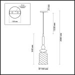 Подвесной светильник Odeon light 4650/1 BELLA