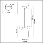 Подвесной светильник Odeon light 4731/1 MICKEY
