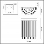 Светильник настенный бра Odeon light 4788/2W YORK