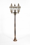 Светильник столб уличный 3 фонаря Oasis Light 95208LB Gb