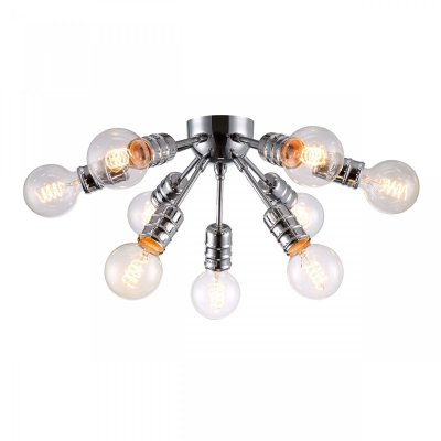 Потолочный светильник Sputnik Chromium 9 Loft Concept 48.012