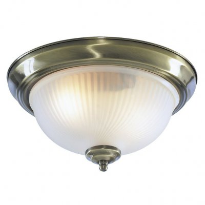 Потолочный светильник Flush Mount Ceiling Light antic milky glass Loft Concept 48.022
