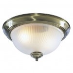 Потолочный светильник Flush Mount Ceiling Light antic milky glass Loft Concept 48.022