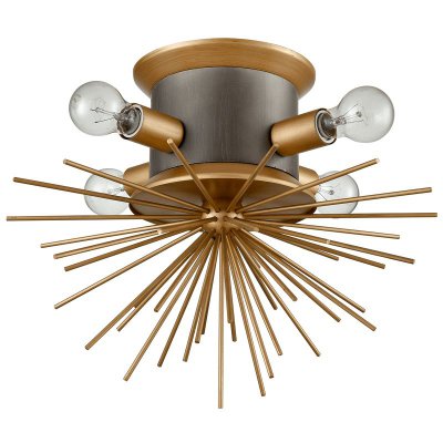 Потолочный светильник Hedgehog Brass Chandelier Loft Concept 48.095