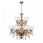 Люстра двухярусная Chiaro 481010612 Аманда