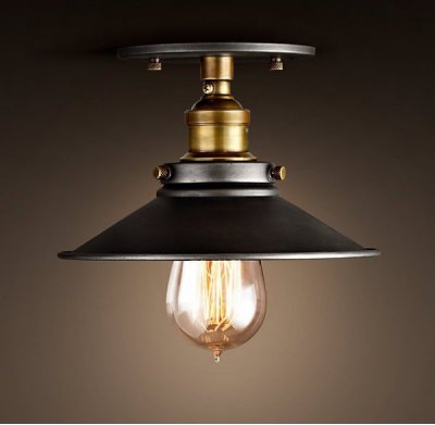 Потолочный светильник 20th c.Factory Filament Metal Loft Concept 48.109