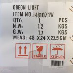 Светильник бра с выключателем Odeon light 4810/1W FLARI