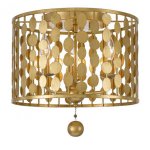 Потолочный светильник Crystorama Layla Light Antique Gold Ceiling Mount top Loft Concept 48.125