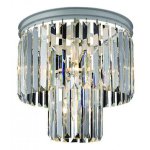 Потолочный светильник RH Odeon Clear Glass ceiling chandelier 2 Square Loft Concept 48.163