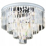 Потолочный светильник RH Odeon Clear Glass ceiling chandelier 4 Square Loft Concept 48.164