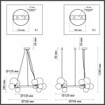 Люстра Odeon light 4818/14 TOVI