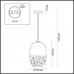 Подвесной светильник Odeon light 4819/1 AIRLY