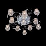 Люстра Eurosvet 4830/11 хром/синий+красный+фиолетовый