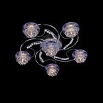 Люстра Eurosvet 4882/6 хром/синий+красный+фиолетовый