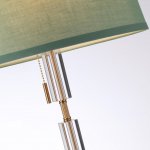 Торшер классический с зеленым абажуром Odeon light 4887/1F LONDON