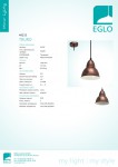 Подвесной светильник Eglo 49235 TRURO