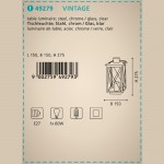 Настольная лампа Eglo 49279 DONMINGTON