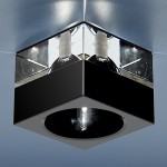 Светильник Elektrostandard 494 BK-WH черный/прозрачный