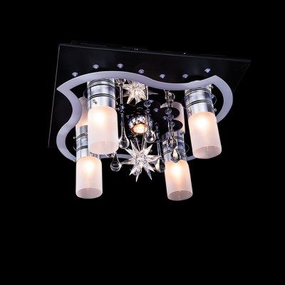 Люстра Eurosvet 4940/4+1 хром/синий+красный+фиолетовый