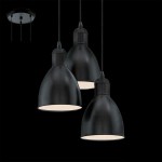 Подвесной черный светильник Eglo 49465 PRIDDY
