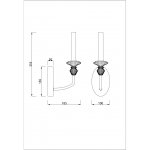 Бра Divinare CAPELLO 4947/01 AP-1
