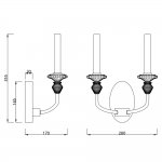 Бра Divinare CAPELLO 4947/01 AP-2