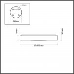 Настенно-потолочный светильник Odeon light 4948/60CL LUNOR