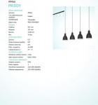 Подвесной светильник Eglo 49466 PRIDDY