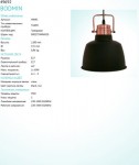 Подвесной светильник Eglo 49692 BODMIN