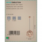 Подвесной светильник Eglo 49798 EMBLETON
