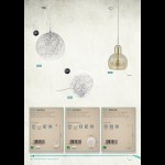 Подвесной светильник паутинка 250мм Eglo 49891 VALENCA