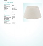 Абажур Eglo 49969 VINTAGE