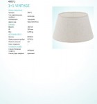 Абажур Eglo 49971 VINTAGE