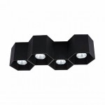 Светильник точечный Zumaline POLYGON CL 4 20037-BK