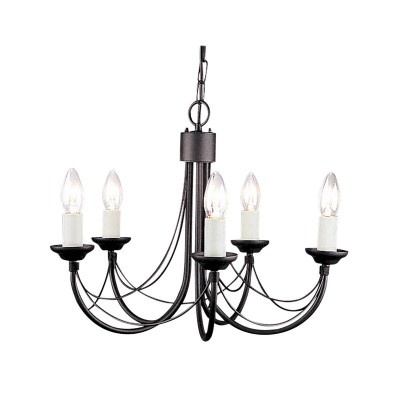 Люстра Natural concept CB5 BLACK CARISBROOKE