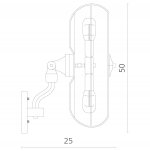 Светильник бра Divinare 5002/05 AP-5 COTTERO