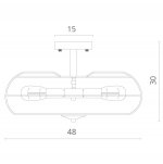 Люстра лофт Divinare 5002/05 PL-5 COTTERO