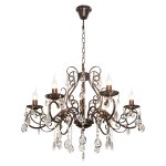 Люстра классическая с хрусталем Экономсвет 5002/6CO WG