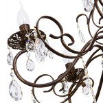 Люстра классическая с хрусталем Экономсвет 5002/6CO WG