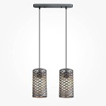 Двойной подвес Eurosvet 50037/2 серый