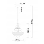 Подвесной светильник Divinare 5003/03 SP-1 MAUMEE MAUMEE