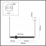 Подвесной светильник Odeon light 5008/28L CRYSTAL