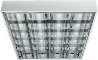 Светильник зеркальный растровый ЛПО-71 4*18-582/F-Верона накладной