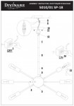 Люстра Divinare 5010/01 SP-18 FLORIANA