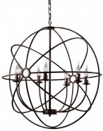 Люстра Foucault'S Orb Crystal Nude D62 MAK interior 5013-D620BK Антик