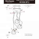 Светильник подвесной Divinare 5015/02 SP-3 HAZEL
