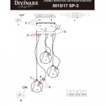 Светильник подвесной Divinare 5015/17 SP-3 HAZEL