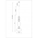 Подвесной светильник Divinare AMBRA 5016/17 SP-20